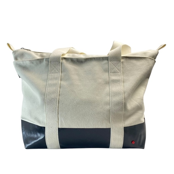 STATE BAGS Graham Tote in Natural and Black - Picture 1 of 11